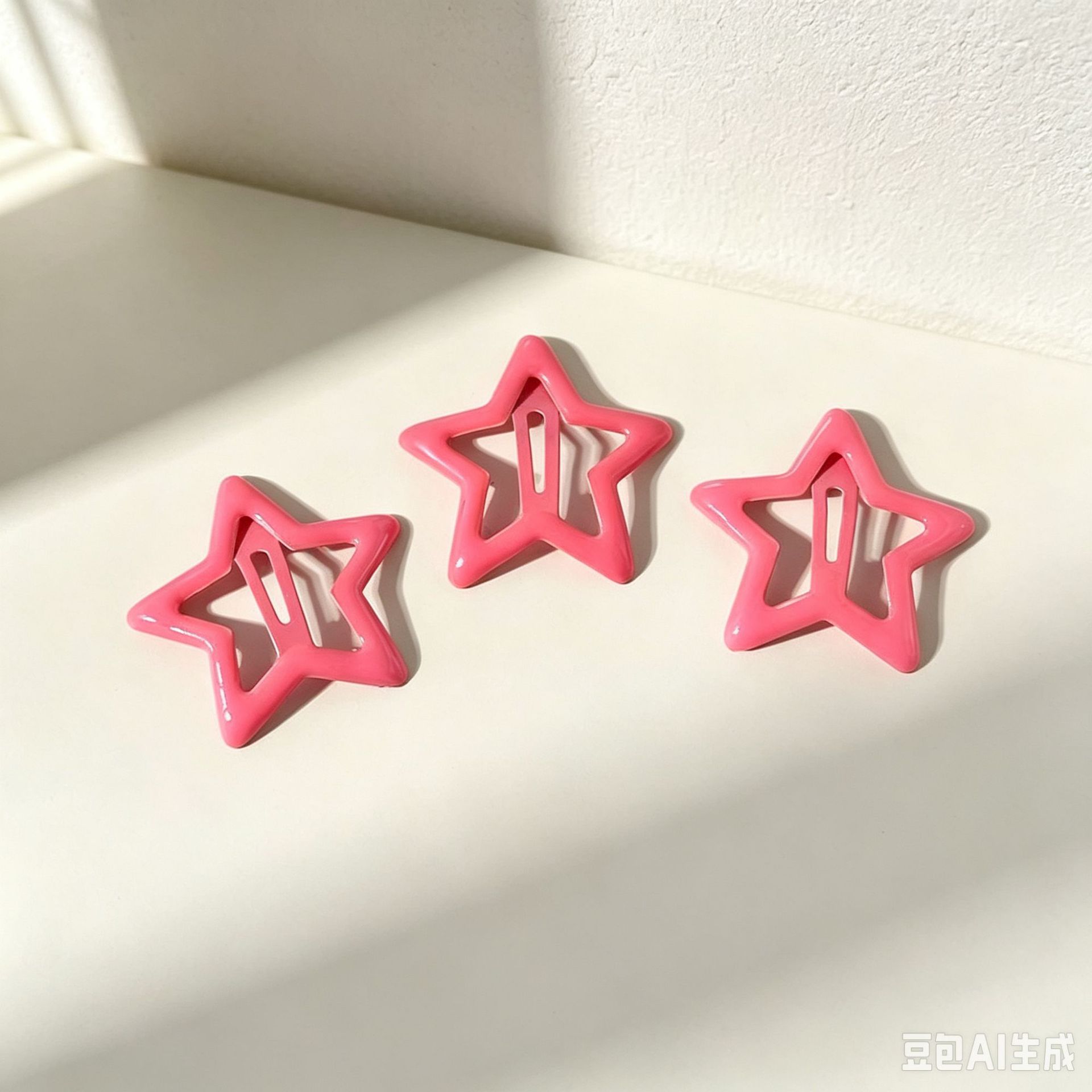 Pin de cabello de pentacos dopamina color y2k estrella pin de cabello de borde pin de cabello BB pin de cabello para niños pecado pin de cabello personalizado