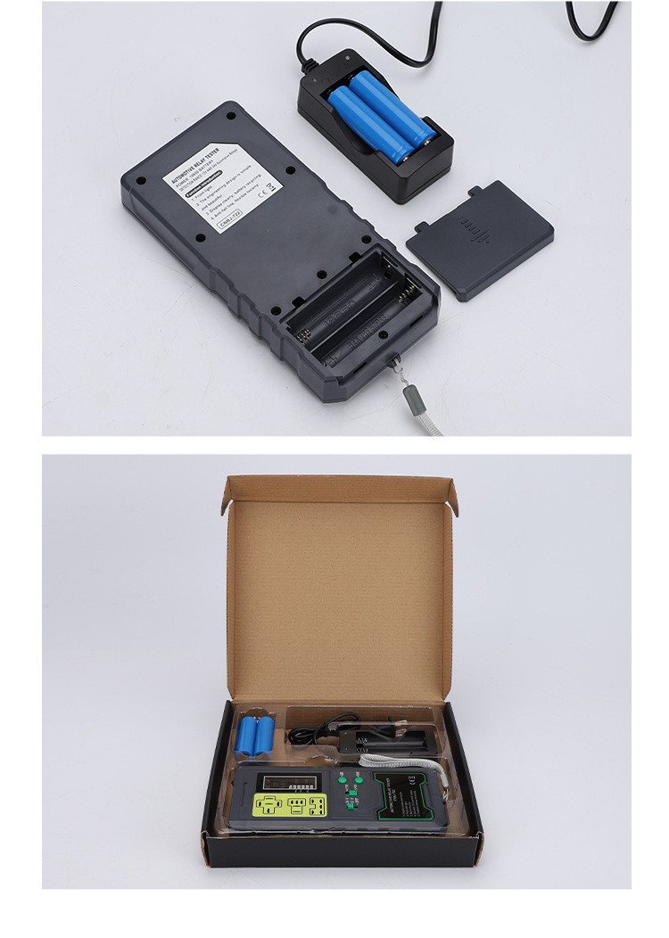 12V/24Vled Display Car Relay Tester Car Circuit Detector Large Capacity Battery