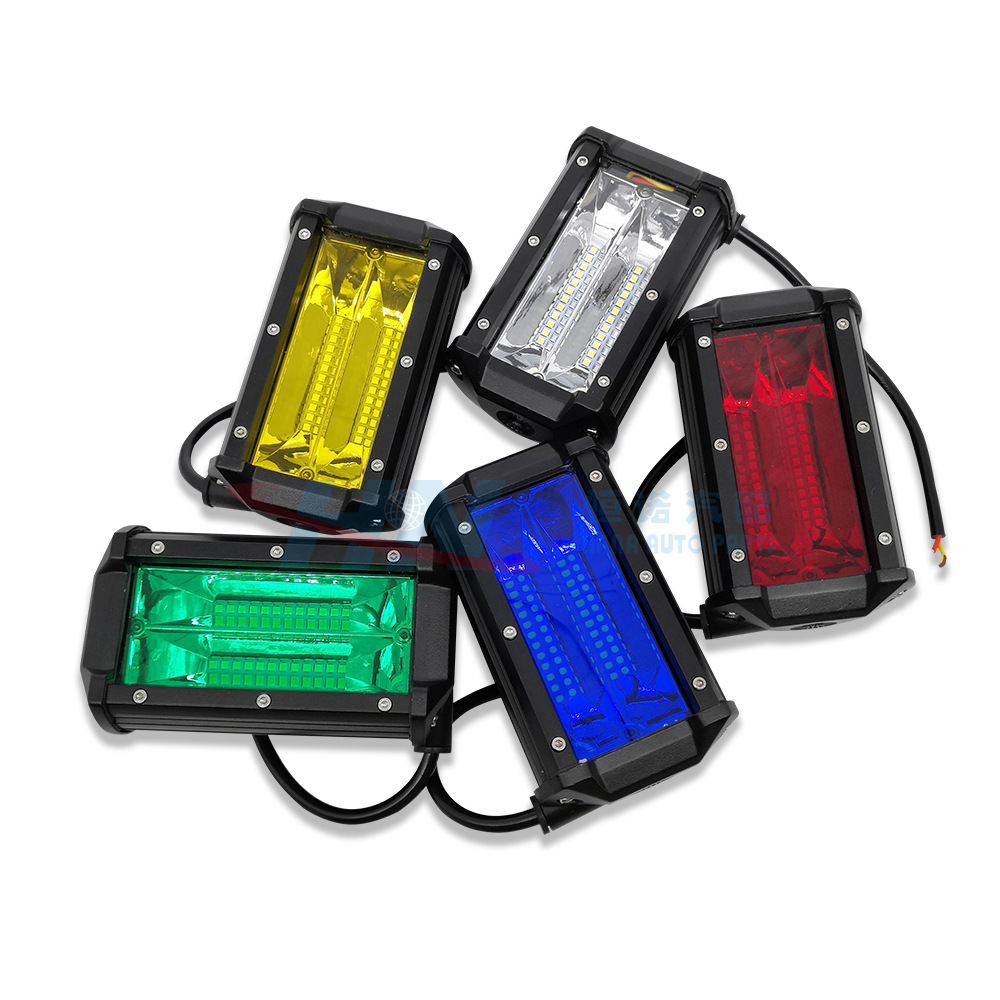 Fuente de la fábrica luz de trabajo del coche camión luz de trabajo LED cinco colores opcionales