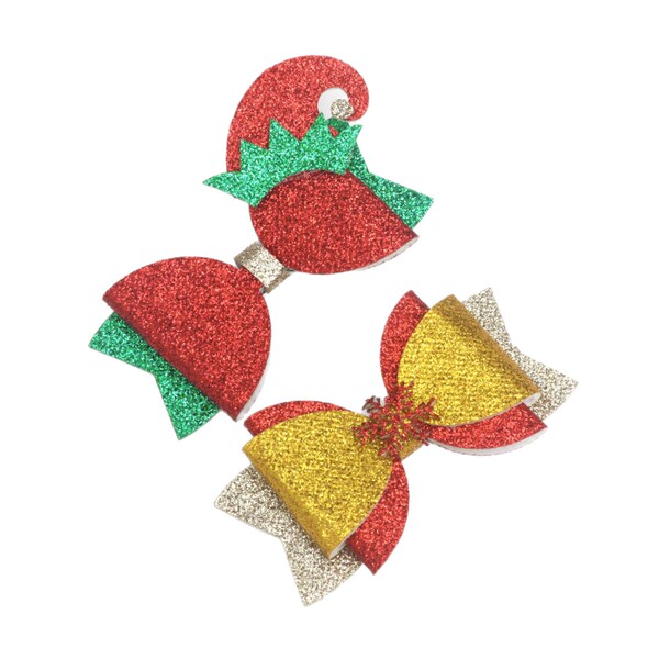 Christmas hairgrip with bow