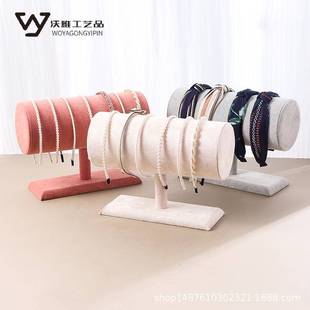 Simple Flannel Hair Band Hair Band Storage Rack