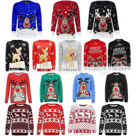 2025新款欧美圣诞童装提花毛衣加工定制桐乡源头实力工厂来图定制