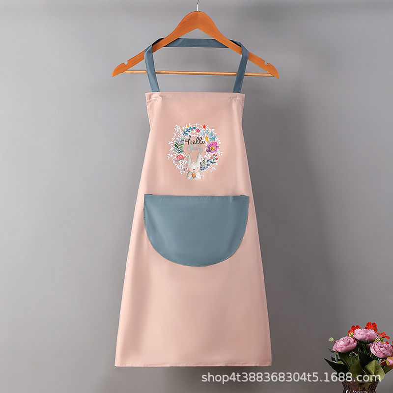 Zs delantal cocina hogar a prueba de aceite e impermeable estilo japonés coreano moda linda cocina cintura tareas del hogar trabajo de pareja