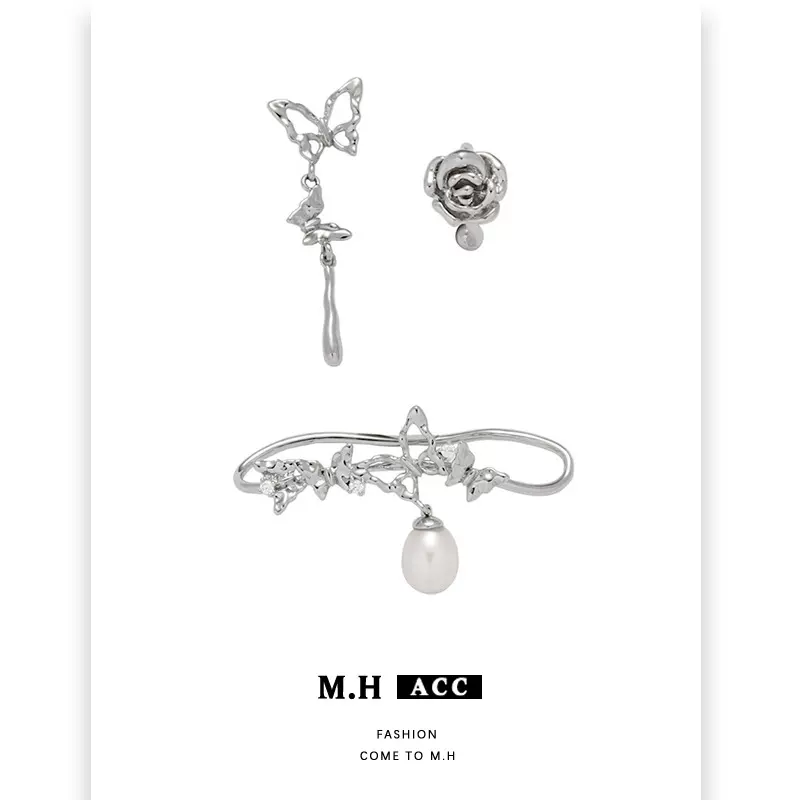 欧美个性原创新款耳饰轻奢高级感百搭小众设计ins风925银针小耳钉