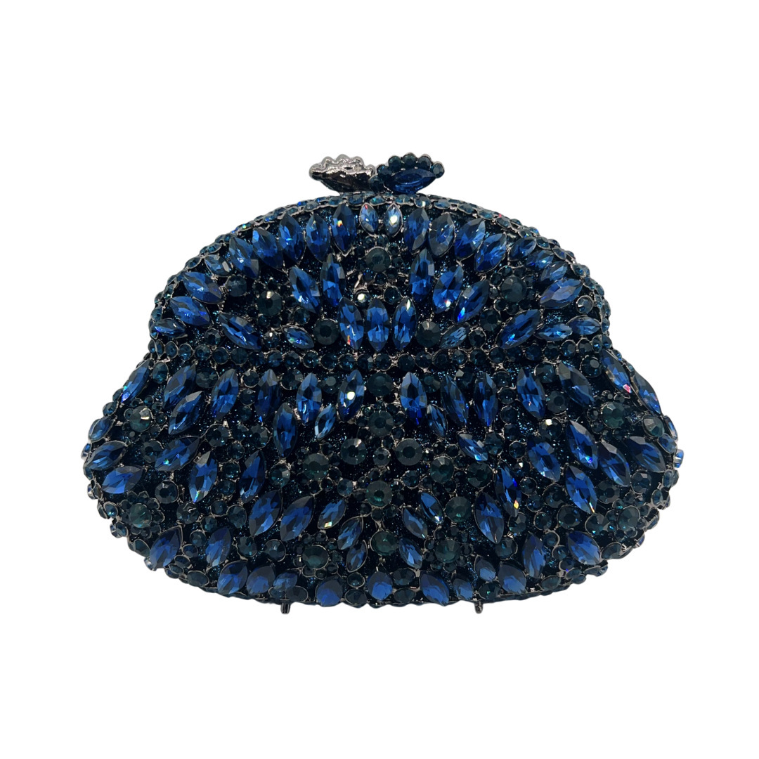 Bolsa de embrague transfronteriza con diamantes huecos llenos de diamantes bolsas de cena de cristal cheongsam vestido de banquete de lujo bolsas de mano duro