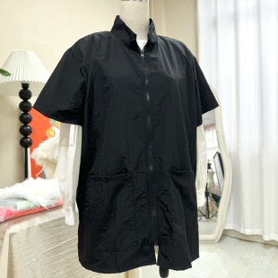 Pet Shop Pet Hairdresser Beauty Gown Full Zip Solid Color Shearing Hair Holding Cat and Dog Anti-hair Hair-free Work Clothes Trendy
