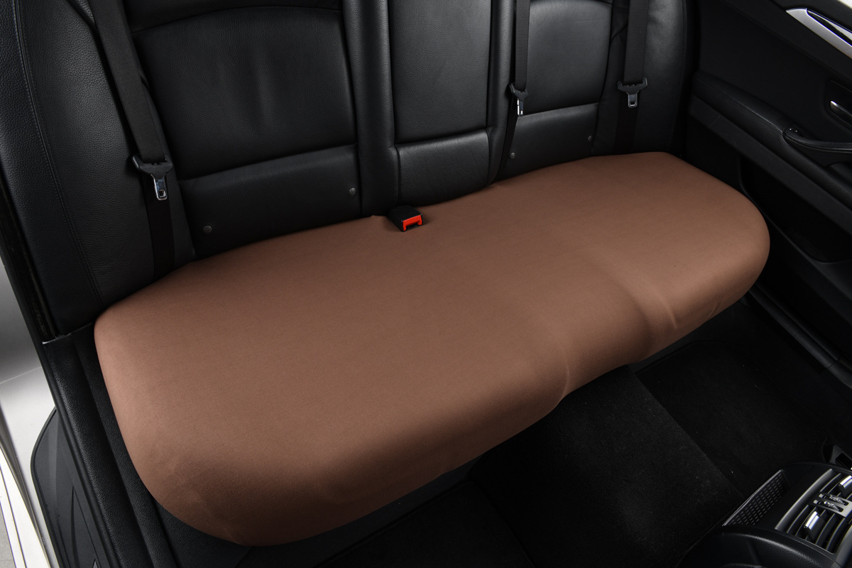 Elastic universal car seat cover, rear split-type waterproof seat cushion cover, backrest cover, headrest cover, simple elastic design