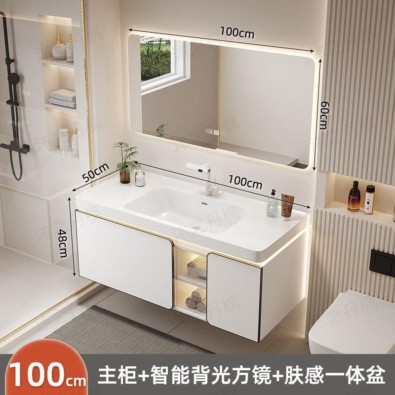 25 años de luz de la luna blanca nueva bañera de cerámica gabinete de baño combinado lavabo de cerámica lavabo gabinete de baño