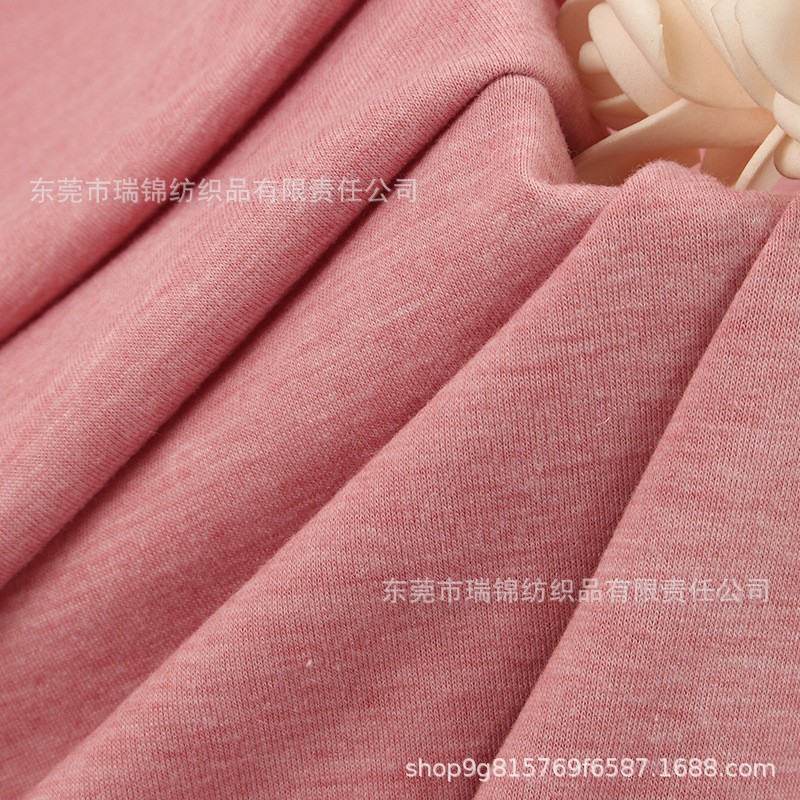 人棉弹力拉架1x1小彩点坑条罗纹面料 针织面料 女装打底衫T恤面料