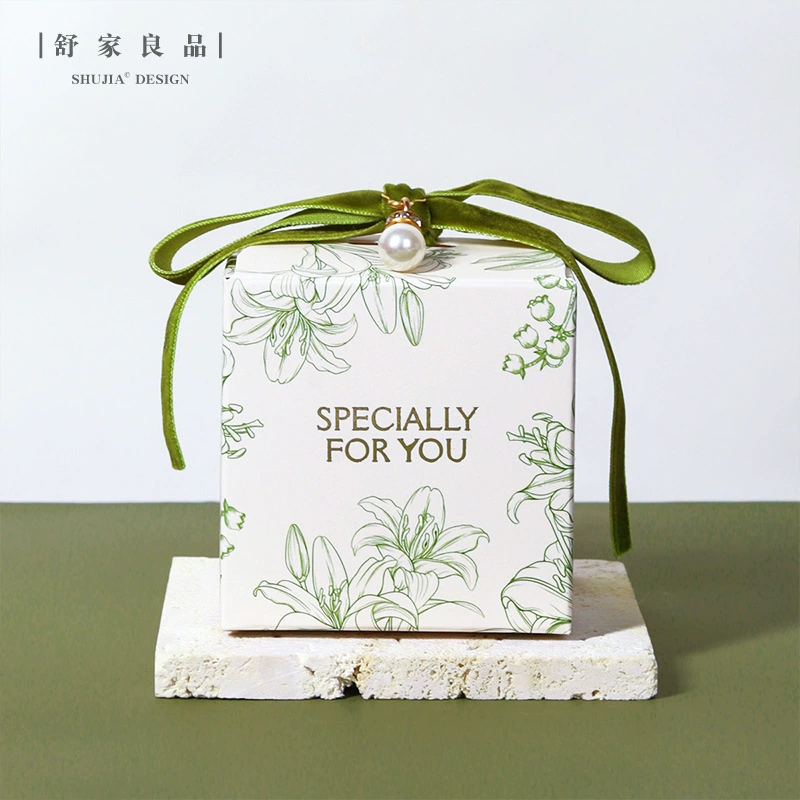 Marriage Hi Sugar Box Advanced Slysaccharide INS Flower Light Luxury Wedding Smoles Special Gift Box Empty Box Package