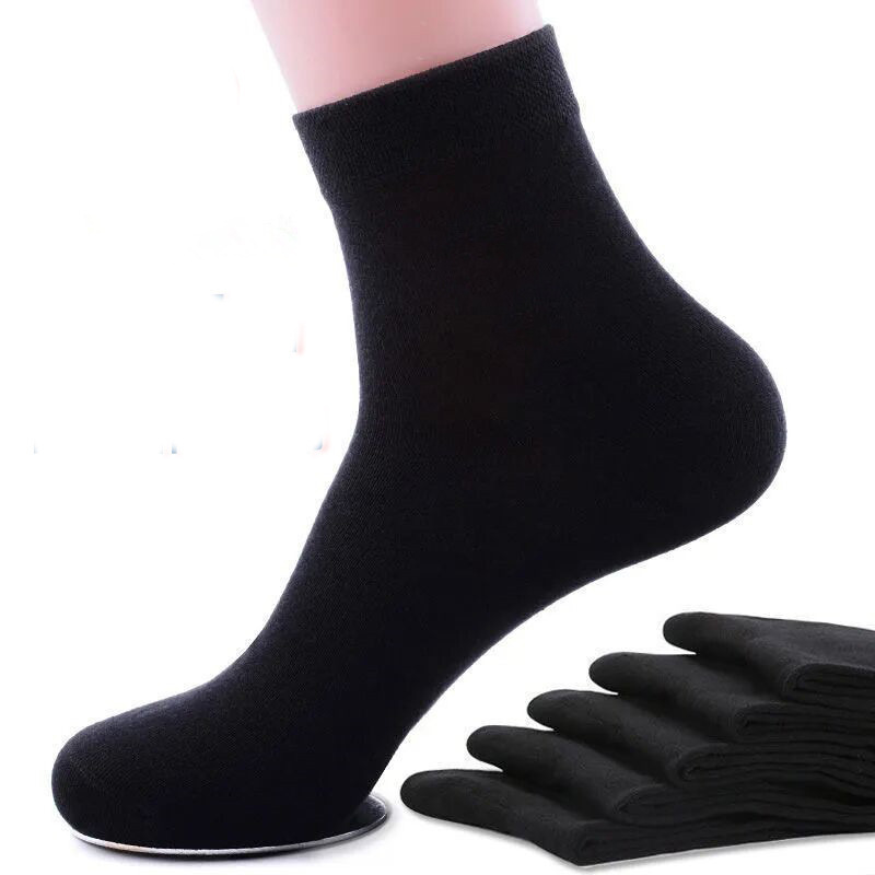Men's Cotton Socks Autumn and Winter Thick Large Size Men's Socks Medium Socks Men's Lefter Large Stockings Fat Guy Foot Wide Socks
