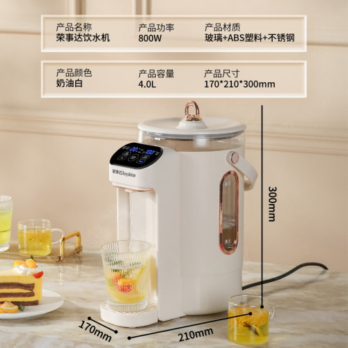 Rongshida Household Electric Kettle Constant Temperature Smart Large Capacity Electric Water Heater Insulated Electric Water Bottle