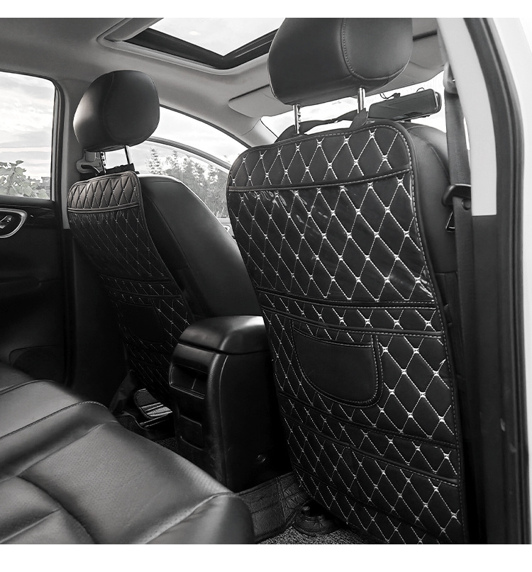 Universal Anti-Kick Pad for Car Seat Back, Child Protection Pad, Car Interior Accessories, Anti-Dirt Protective Pad, Rear Seat Anti-Wear Pad