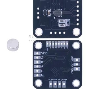 MT6701QT Magnetic Encoder Magnetic Induction Angle MeASurement Sensor Module 4 Communication Interface Replace As5600