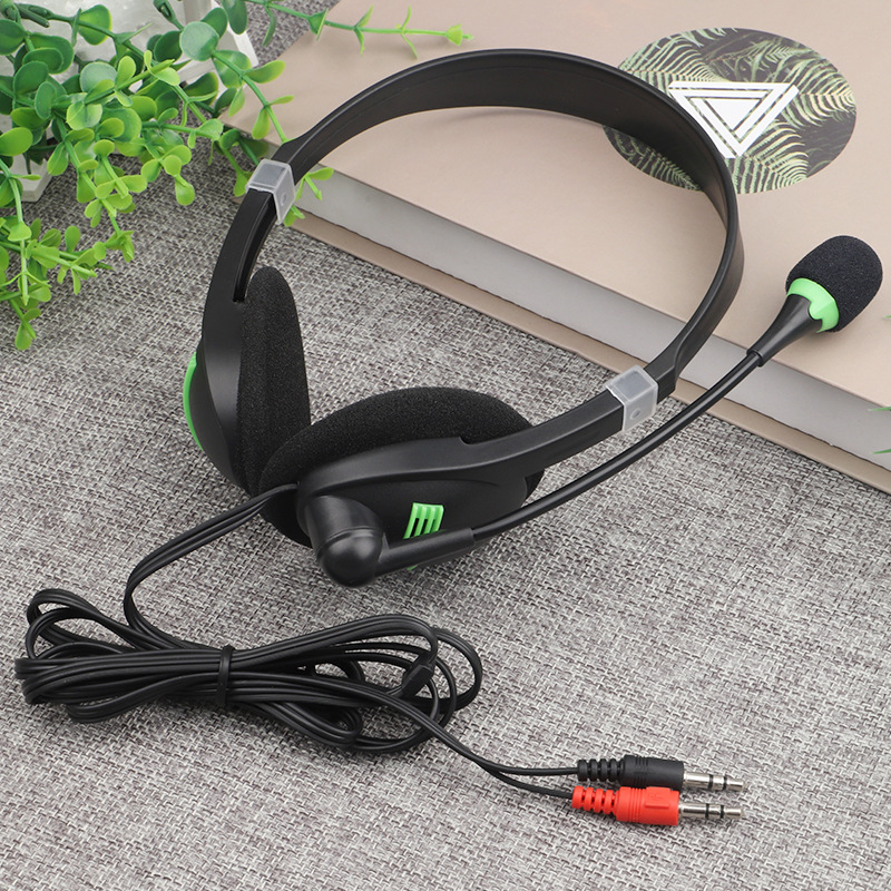 Shenzhen ordenador operador auriculares estudiante clase en línea escuchando entrenamiento de alta calidad de sonido auriculares con cable al por mayor