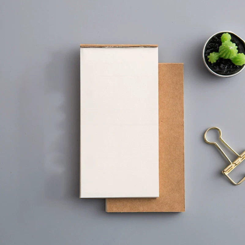 Handheld Notebook Japanese leather scheduler for elementary students — compact, lined/grid/blank
