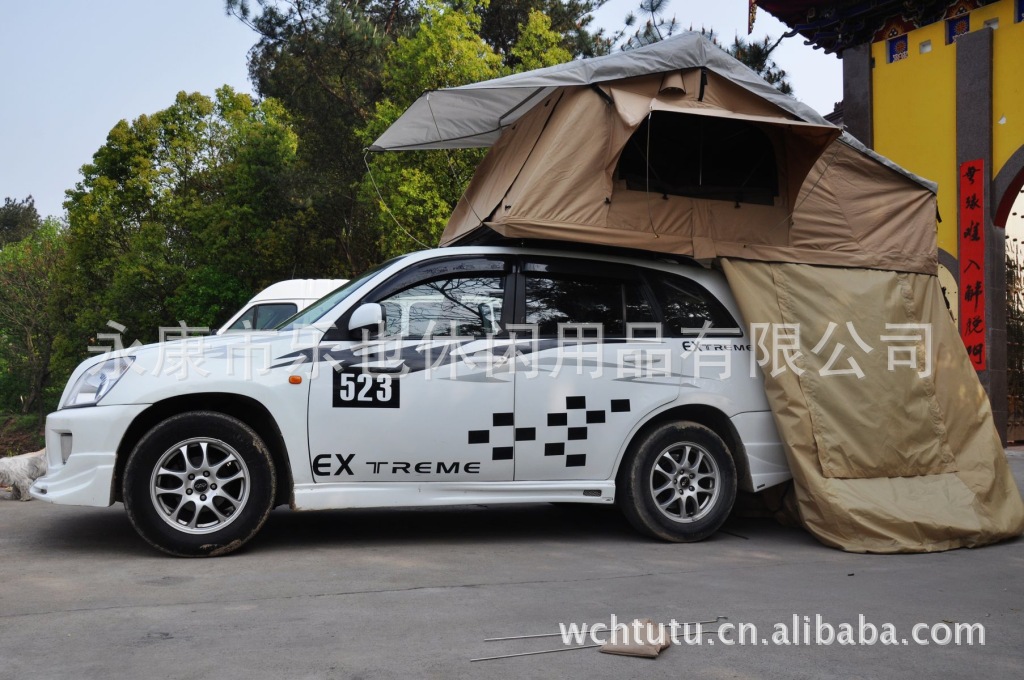 Factory Direct Sales Car Roof Top Tent, Soft-Top Tent for Vehicles, No-Setup Quick-Open Outdoor Camping Tent