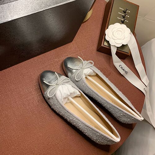Grape Mama studiolee sweet round toe lambskin flat bottom bow stitching shallow mouth ballet shoes for women