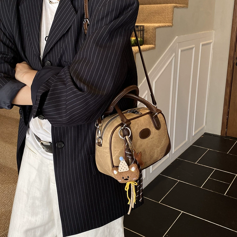 Demi-season retro handheld shoulder bag