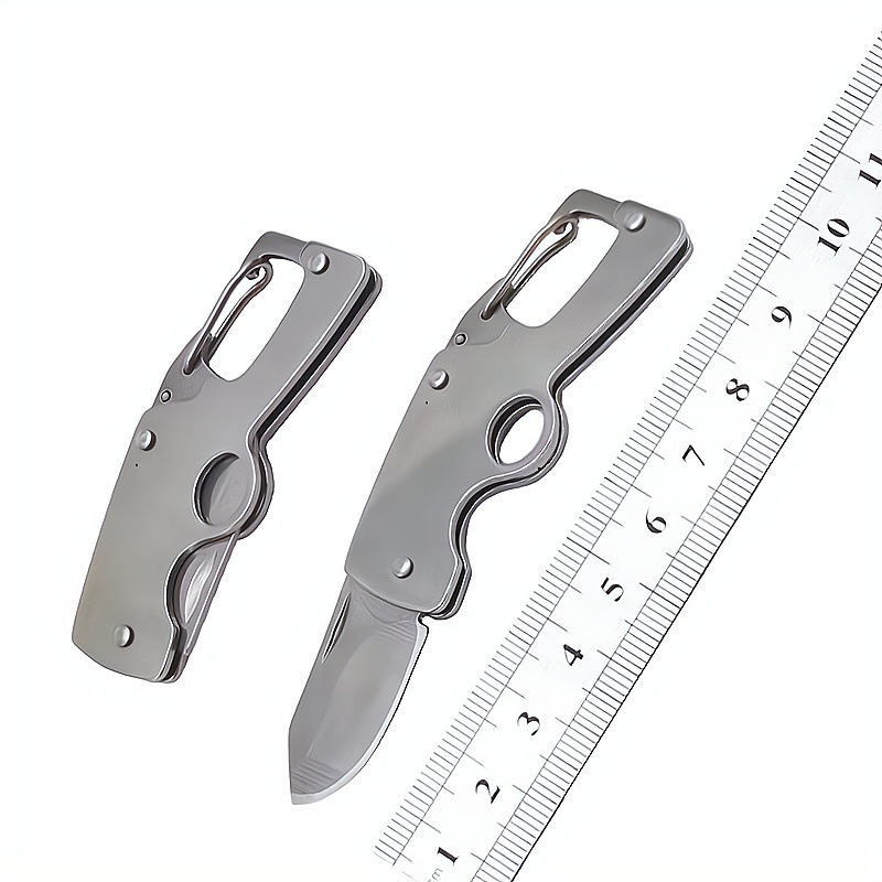 多功能随身钥匙扣小刀挂件开瓶器迷你应急EDC 折叠刀拆快递开箱刀