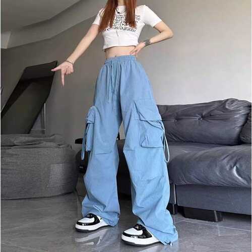 Men's and Women's Unisex Spring and Autumn New Stylish Trousers with Multiple Pockets, Casual Work Pants, Trendy Brand Couple Casual Trousers