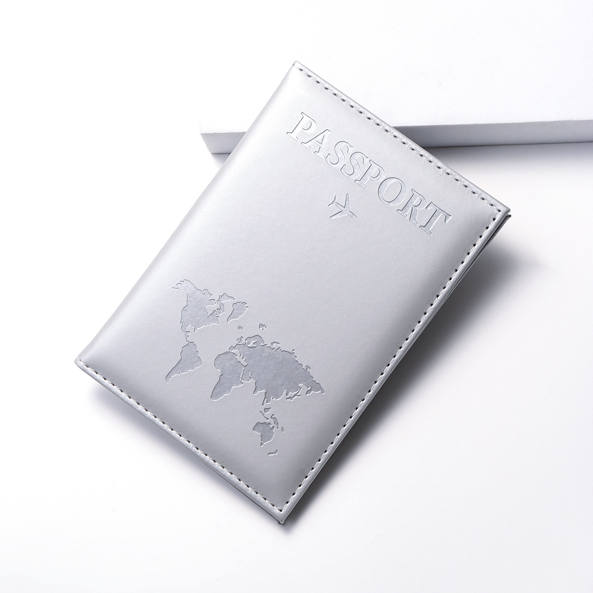 multi color map passport bag travel document bag passport holder passport protective cover couple passport bag_voghion.com