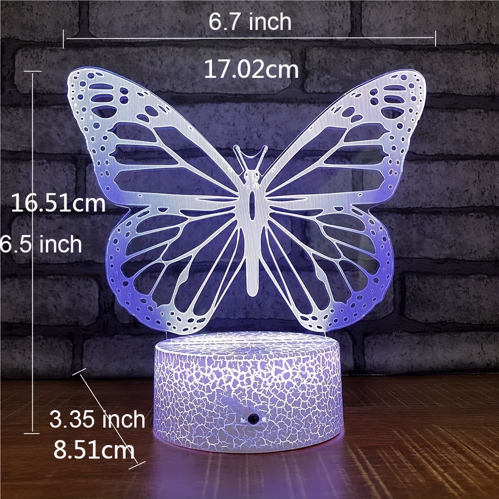 Luz de noche 3D habitación de niños luces de atmósfera luces de cabecera luces de noche luces de escritorio luces de atmósfera decoración de dormitorio image 14
