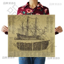 外贸宿舍餐厅铁皮画怀旧牛皮纸海报复古电影酒吧咖啡厅装饰画其他