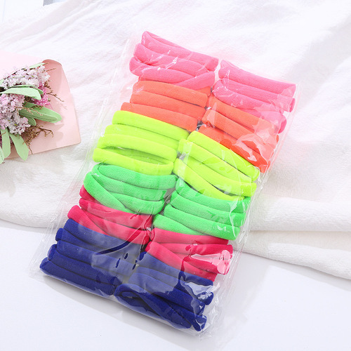 Korean cute girly style high elastic rubber band seamless towel ring hair band small fresh headband hair accessories wholesale