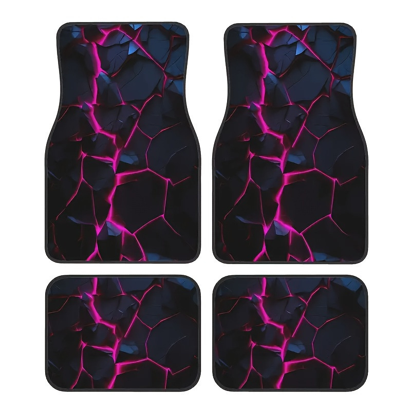 Cross-Border Temu Hot-Selling Retro Persian Nordic Abstract Style Car Floor Mats, Stain-Resistant, Wear-Resistant, Easy to Care For, Non-Slip