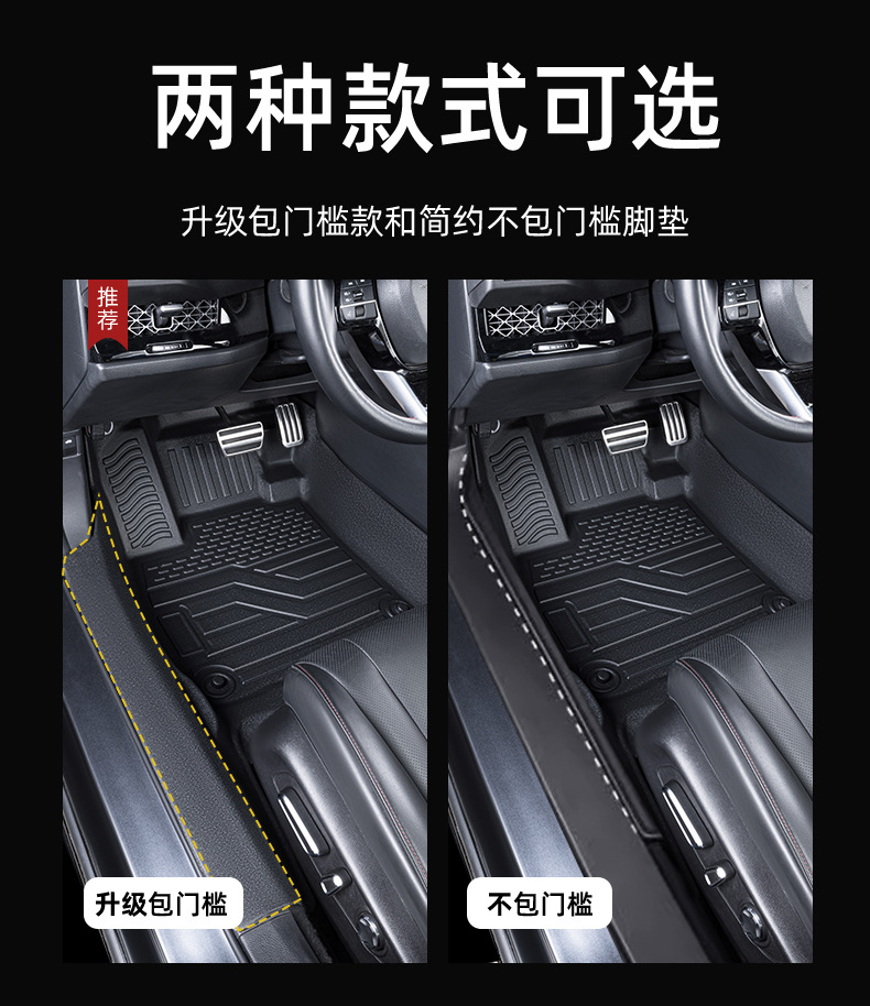 TPE Car Floor Mats for Camry, Wildlander, RAV4, Ling Shang