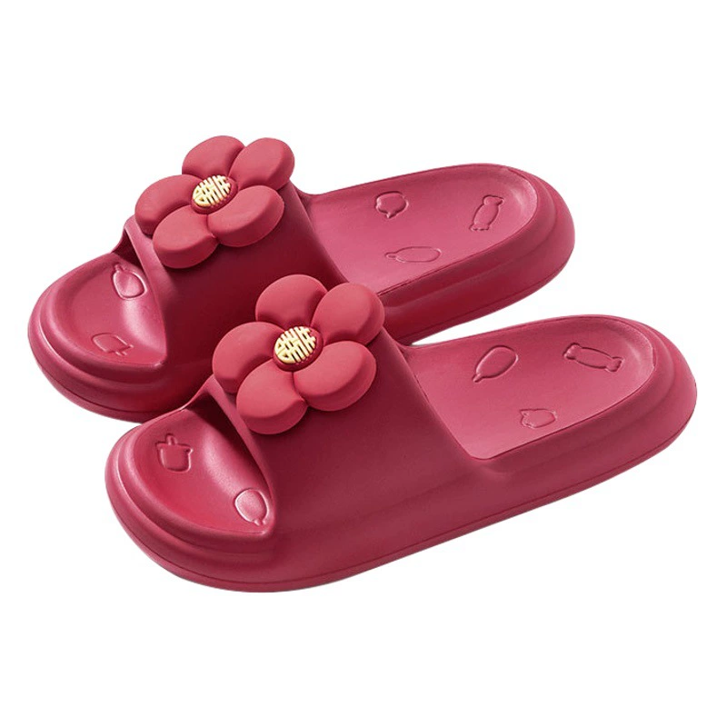 Красные свадебные тапочки для пары, новые Нескользящие праздничные толстые летние тапочки для сопровождения невесты в домашней ванной комнате