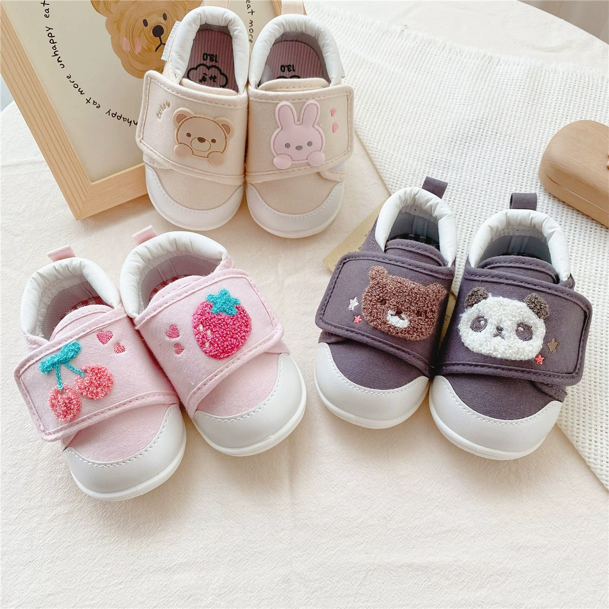 Newautumn день одиночный birthday новый мультфильм AB детская мягкая подошва обувь для мужчин и женщин детская обувь