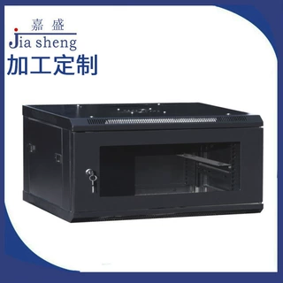 哇噢定制带锁冷轧板机柜 可拆卸设计双开门墙柜 服务器网络机柜