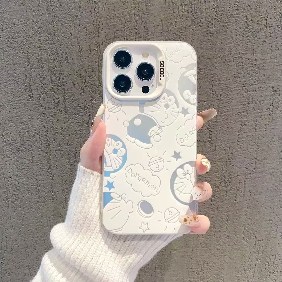 Nuevo Doraemon para iPhone 16 funda para teléfono móvil Apple 15promax/14 anti-caída 13pro12 lindo 11