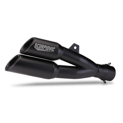 Motorcycle exhaust pipe, running exhaust pipe modification K19