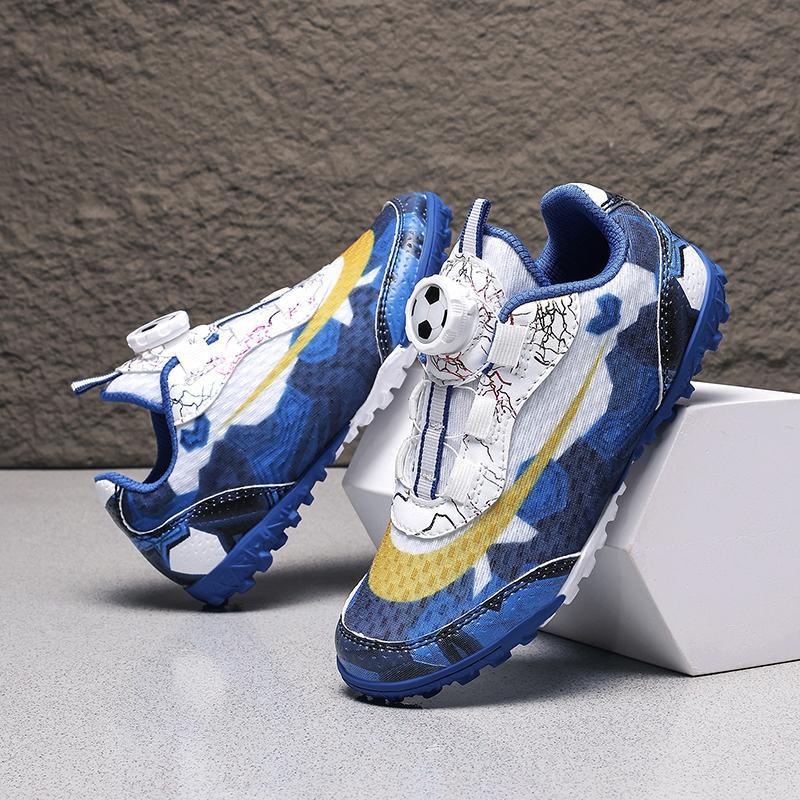 Zapatos de Fútbol Infantil con Tacos Rotos de Malla y Caucho Transpirable para Entrenamiento image 3