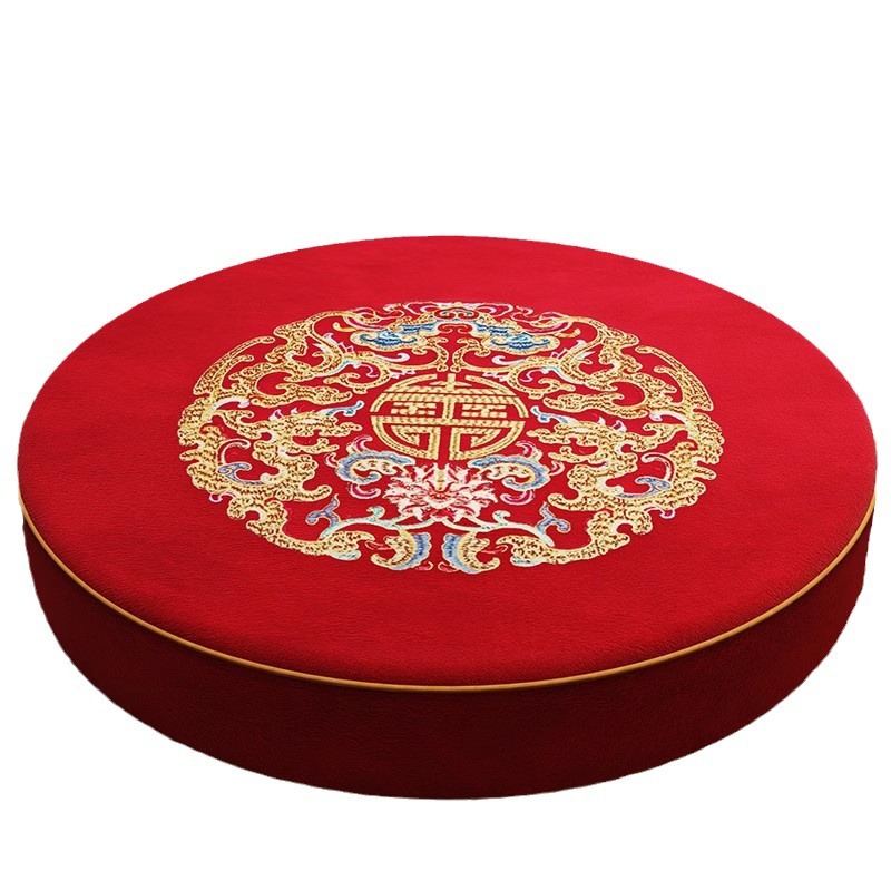 Nuevo cojín de futón chino, meditación casera, culto al Buda, almohadilla de rodillas, templo budista, incienso flotante, ventana de pierna