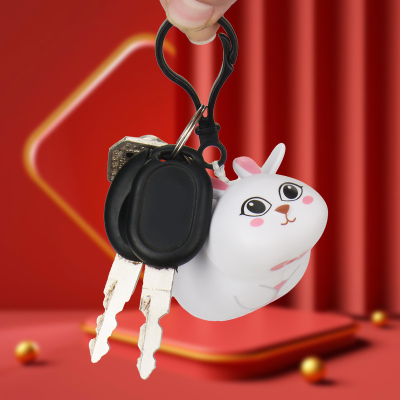 Ji Super lindo llavero lindo cerdo cordón colgante volador Tiktok futuro de Venta caliente como brocado conejo Año Grande