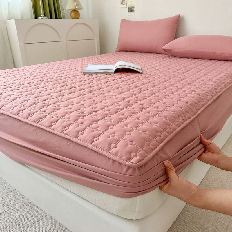 Quilted sheet, increased thickness, simple and elegant design, 1.5m, 1.8m