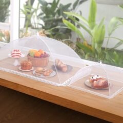 フードカバー新型折りたたみ式テーブルカバー暗号化網糸大角型野菜カバー通気防虫カバー