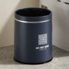 Double-layer blue garbage bag