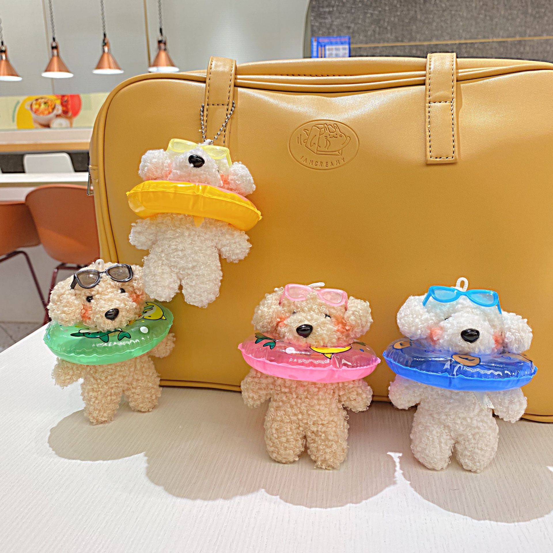 97g Weight Bag Charms Bag Accessories Type 1 Piece Plush Animal Bag Charms