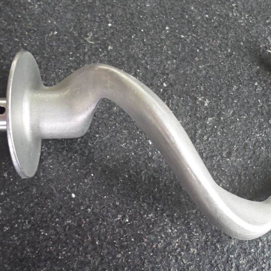 不锈钢和面机搅拌器精铸件-东莞石排不锈钢脱蜡铸造加工