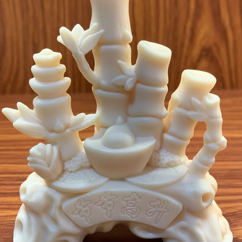 Ivory fruit carving rising wealth tree ornaments tree cash cow company store opening gifts