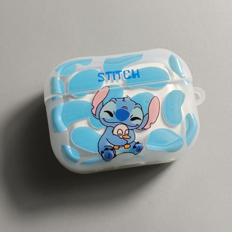 Cute Smile Stitch para AirPods 4 generación de estuche Bluetooth Airpod Pro2 / 3 estuche de auriculares image 5
