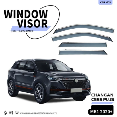 CHANGAN CS55, Rain shield - standard-packing-without-logo-changan-cs55-plus-mk1-2020-pc-with-bright-strip-rain-shield