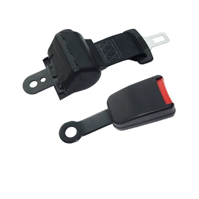 Car seat belt: automatic two-point safety belt - semi-closed-retractor-s14cm-base