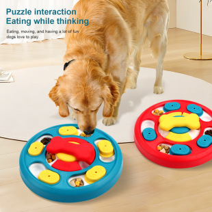 Amazon New Dog Educational Toys Slow Food Plate Anti-choking Bowl Hidden Food Bowl Anti-slip Dog Bowl Cat Bowl Pet Supplies