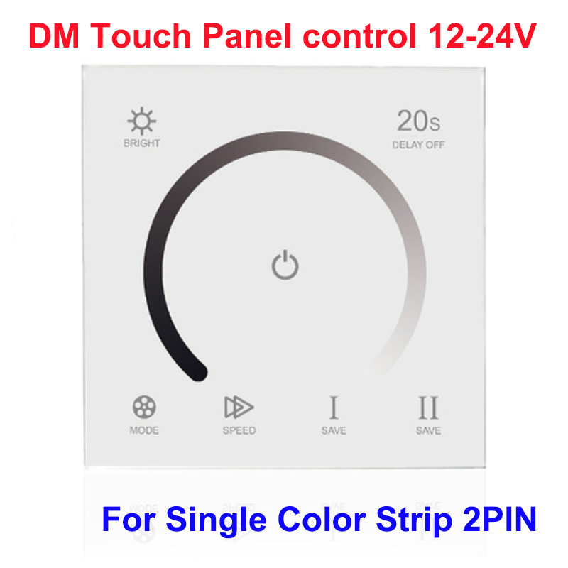 우수한 흰색 1-[86 패널 터치 3] 흑백 + 백색광 ★ 【DIM】디밍 ★ 유리 ±1%